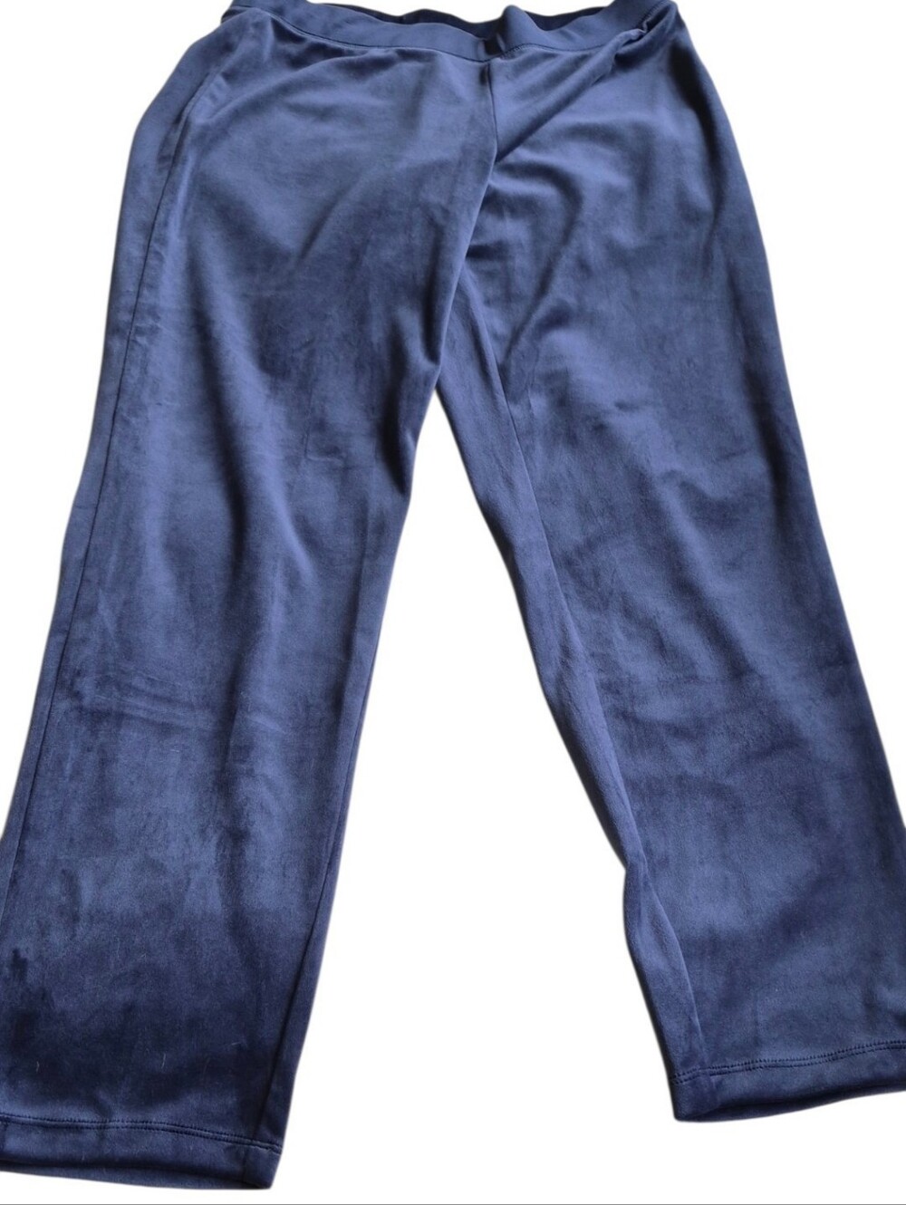 Lilly Pulitzer Navy Blue Velour Pull On Pants Small